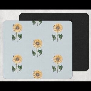 BLUE Sunflower Mouse Pad